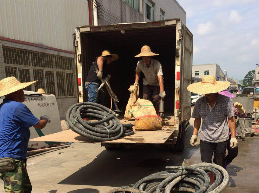 冀州一部件厂房地基出现下沉注浆加固